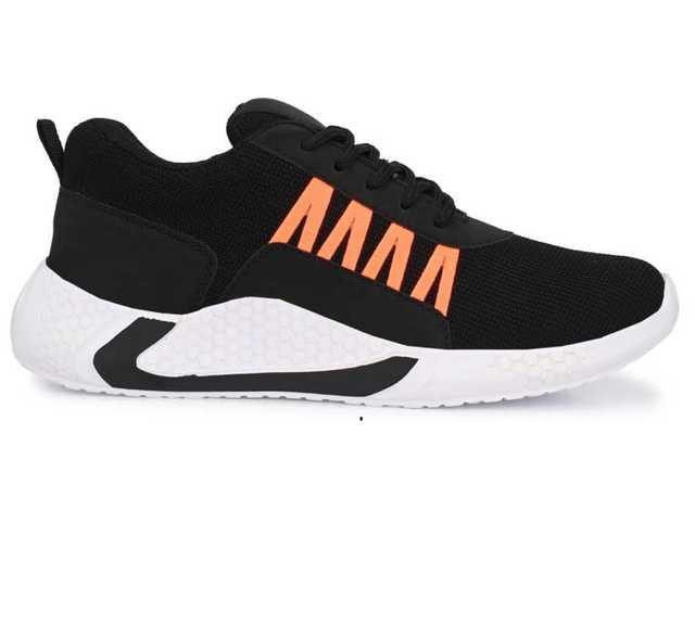 Raysfield Men's Stylish Sports Shoes (Black, 3) (M189)