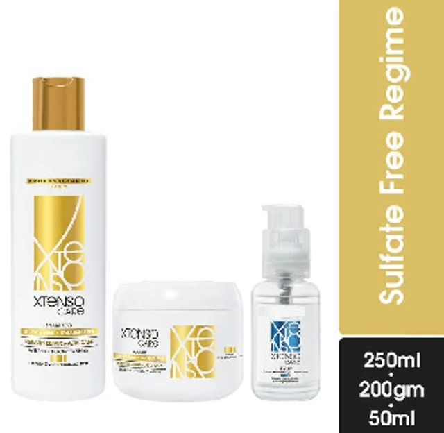 Xtenso Care Shampoo (250 ml) with Hair Mask (196 g) & Serum (50 ml) (Set of 3)