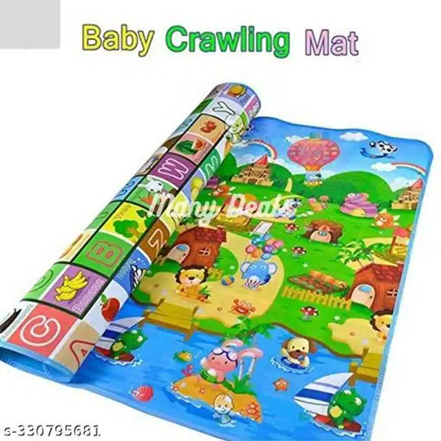 Rubber Baby Play Mat (Multicolor, 4x6 Feet)