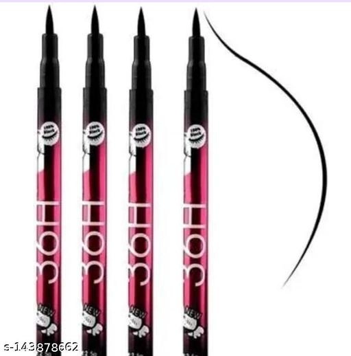 36H Sketch Eyeliner (Black, Pack of 4)