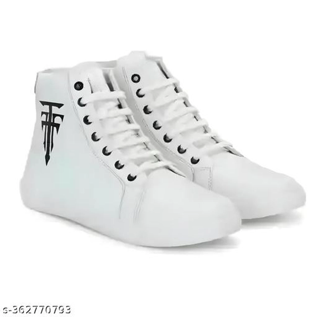 Boots for Men (White, 6)