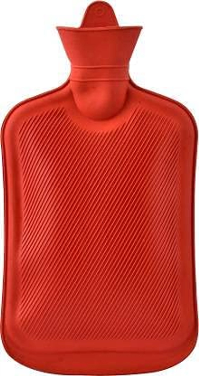 Rubber Hot Water Bag for Pain Relief (Multicolor, 2 L)