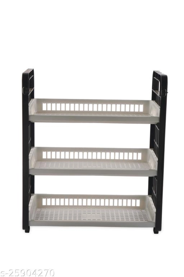 Plastic Multipurpose Storage Rack (Multicolor)