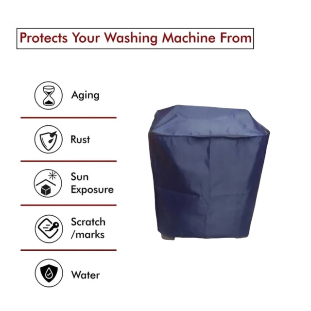 Polyester Washing Machine Cover (Blue)