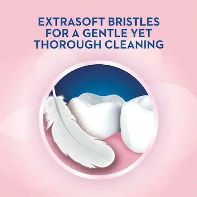 Oral-B सेंसिटिव केयर टूथब्रश, एक्स्ट्रा सॉफ्ट (पैक ऑफ़ 5)