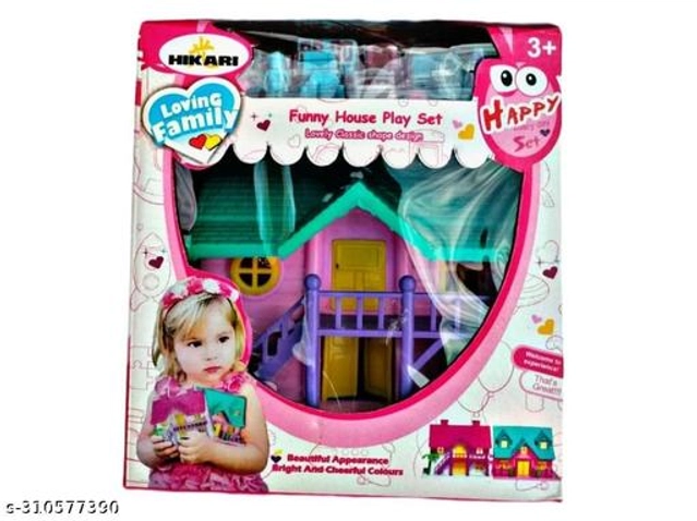 Family House Set Toy for Kids (Multicolor)