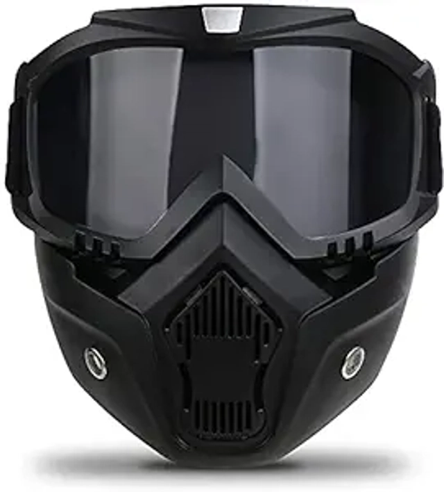 Anti Scratch Uv Protective Riding Face Mask (Black)