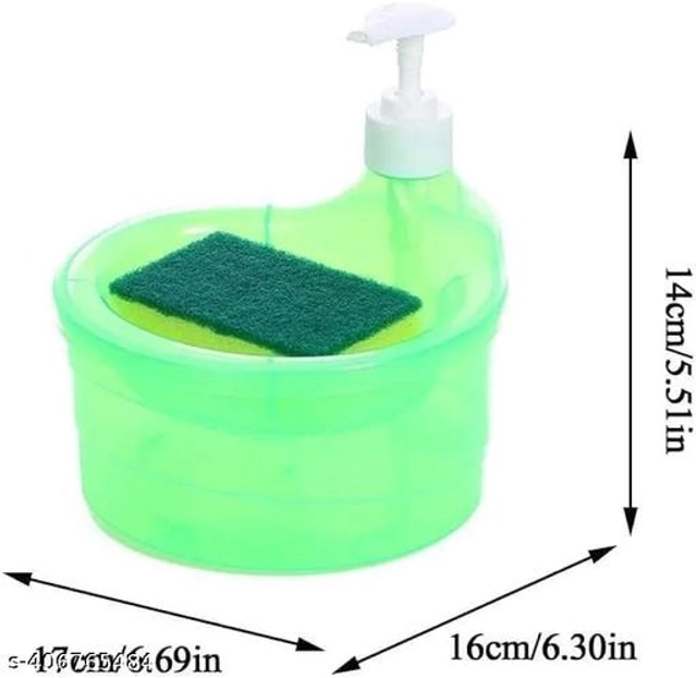 Liquid Soap Dispenser (Green, 1000 ml)