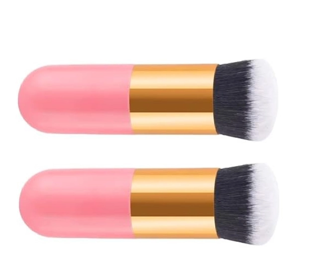 Colorstock Beauty Foundation Brushes (Pink, Pack of 2)