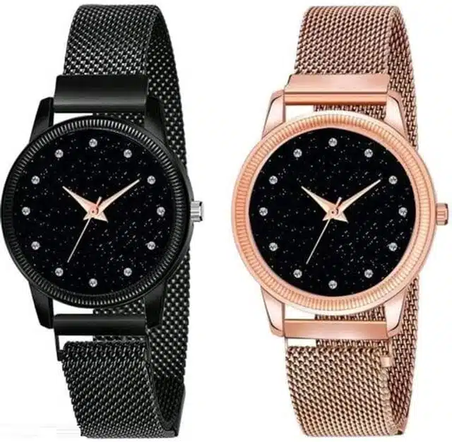 Analog Watch for Women & Girls (Multicolor)