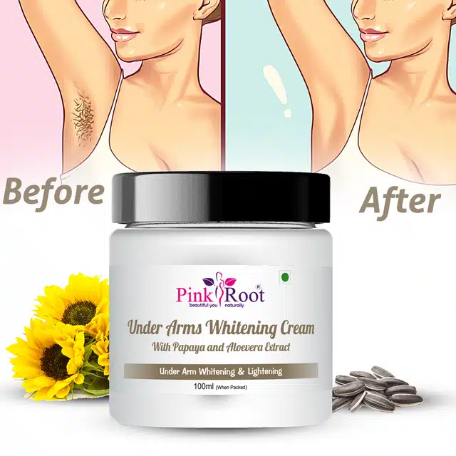 Pink Root Under Arms Whitening Cream (100 g) (M-09)