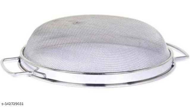 Stainless Steel Food Strainer (Silver, 8)