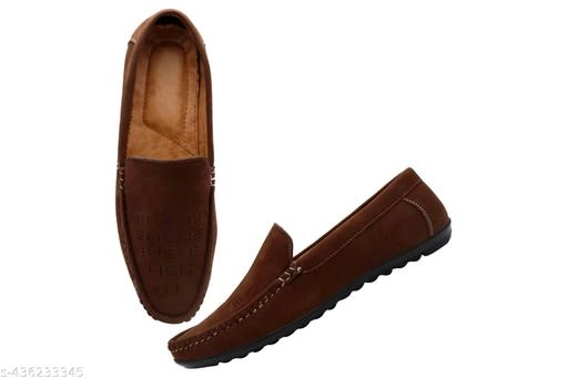 Loafers for Men (Brown, 6)