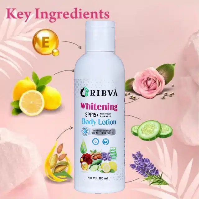 Ribva SPF15+ Whitening Body Lotionon (100 ml)