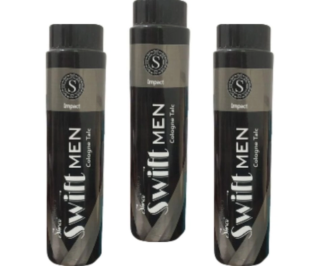 Simco Swift Impact Cologne Talcum Powder (300 g, Pack of 3)