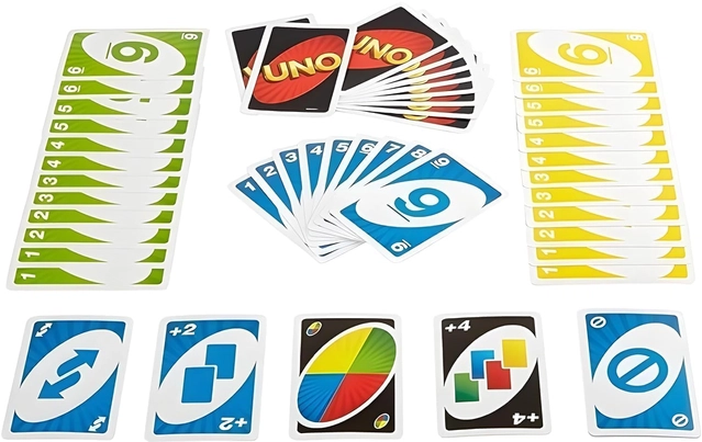 UNO Playing Card Game for Kids (Multicolor, Set of 1)