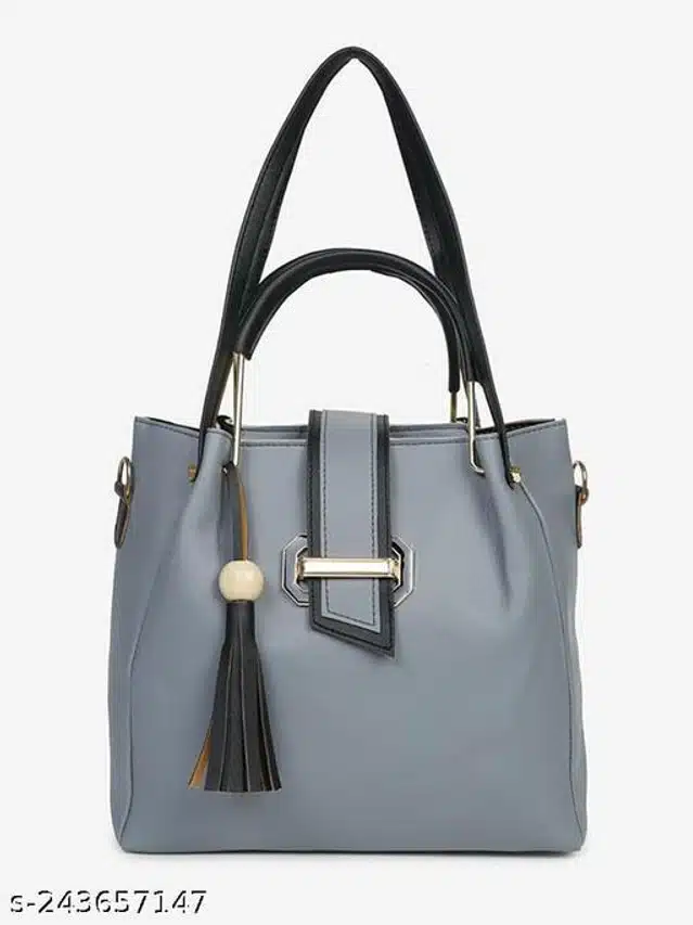 Handbag for Women (Grey, Pack of 5)