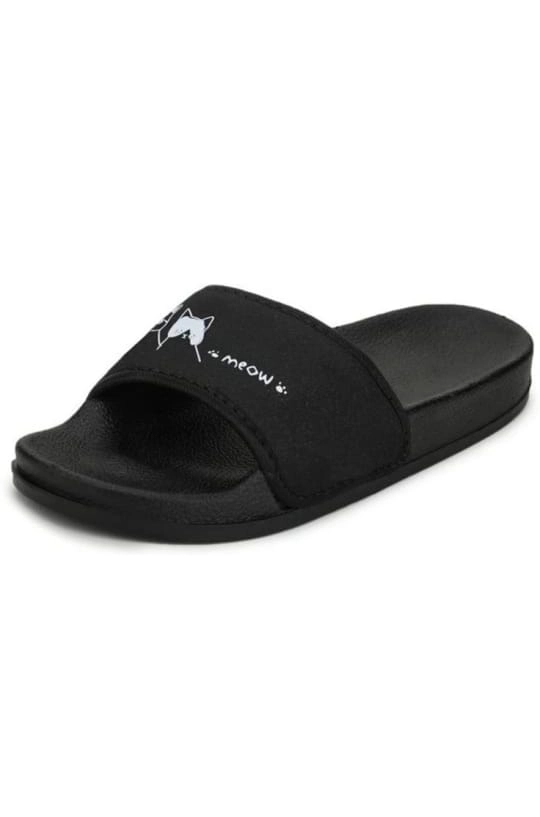 Sliders for Women (Black, 4)