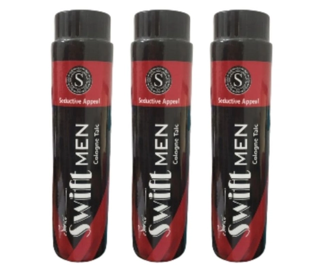 Simco Swift Seductive Appeal Cologne Talcum Powder (300 g, Pack of 3)