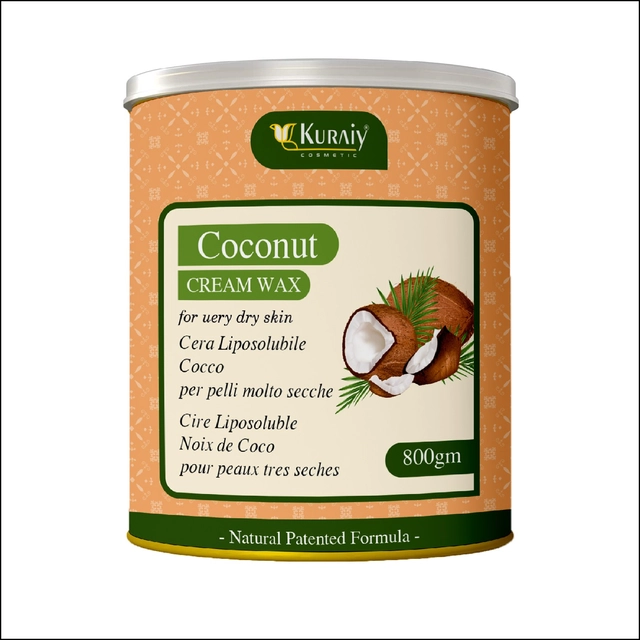 Kuraiy Cosmetic Coconut Cream Hair Remover Wax (800 g)