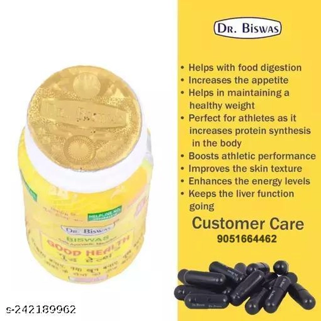 Dr. Biswas Ayurvedic Good Health -50 Capsules, Pack Of 2 (Pack Of 2)