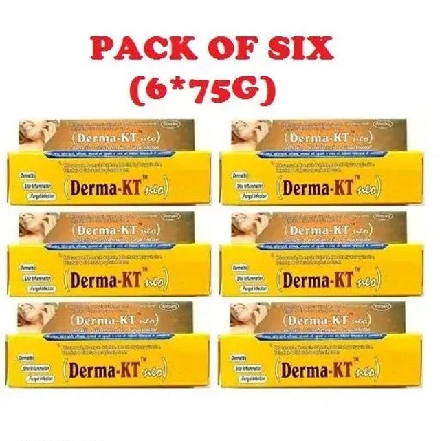 New Derma Kt Antifungal Cream (15 g, Pack of 6)