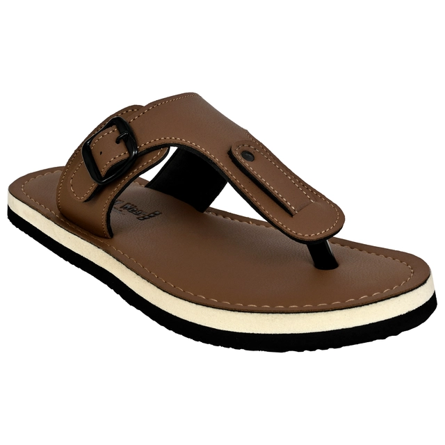 Flipflops for Men (Brown, 6)