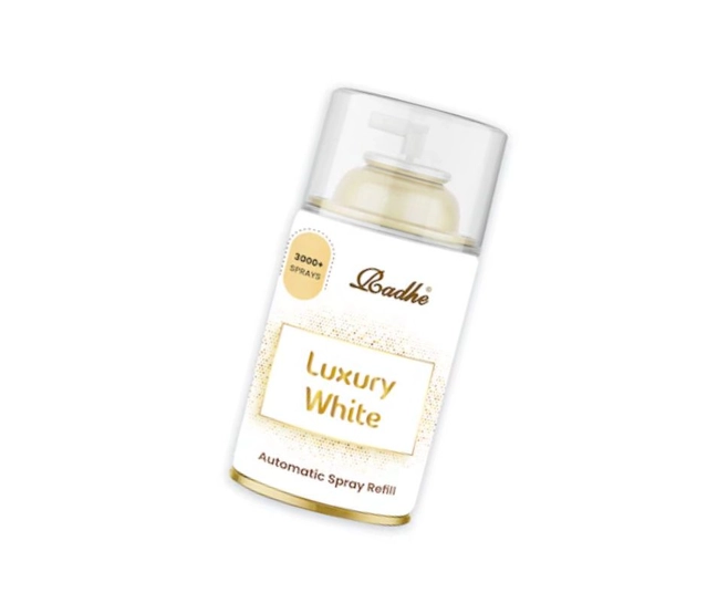 Radhe Luxury Withe Automatic Room Spray Refill (265 ml)