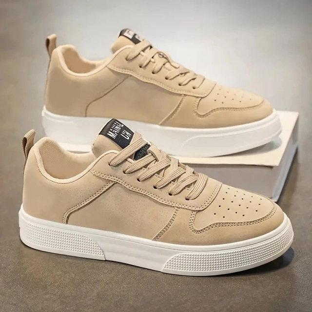 Sneakers for Men (Beige, 6)