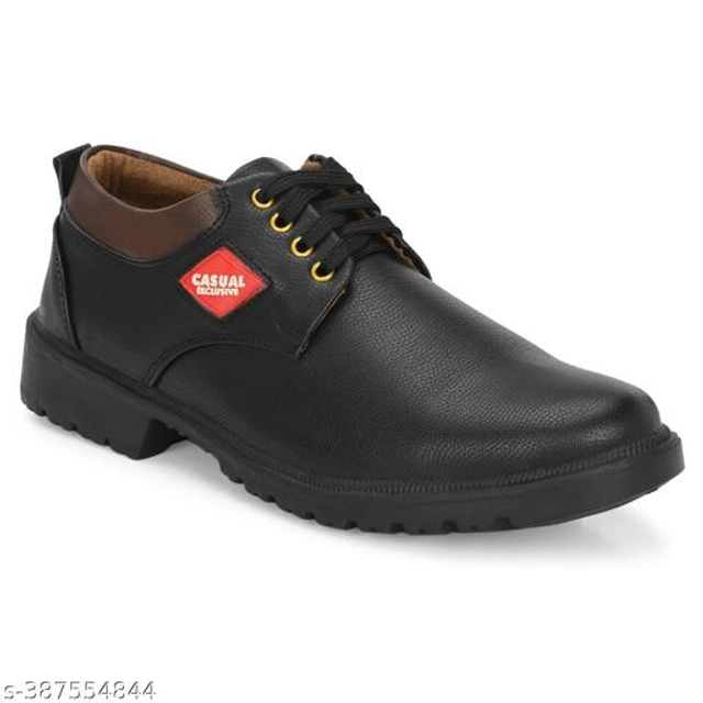 Formal Shoes for Men (Black, 6)