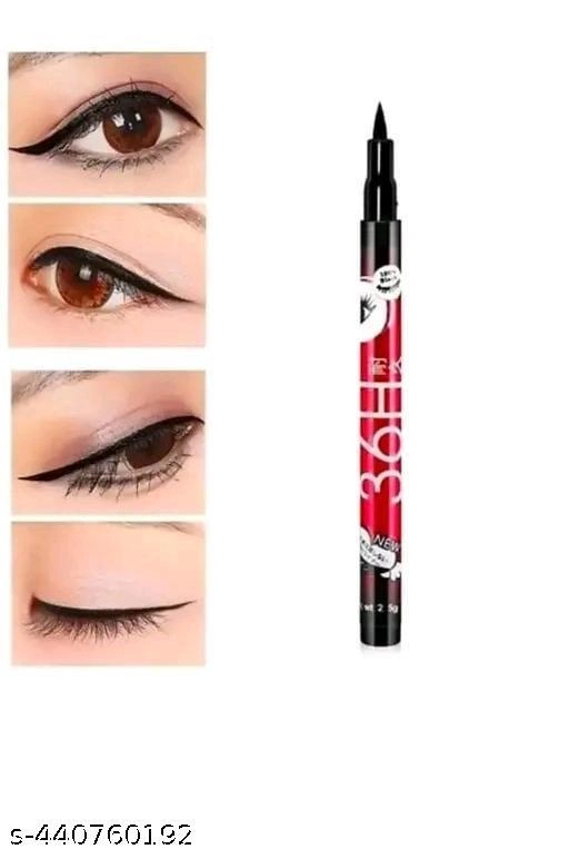 36H Sketch Eyeliner (Black, Pack of 3)