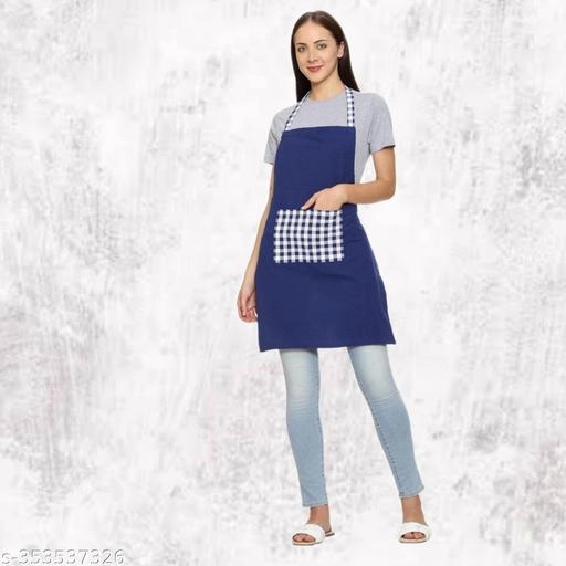 Cotton Apron for Men & Women (Blue)