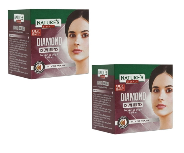 Nature's Essence Diamond Creme Bleach (43 g, Pack of 2)