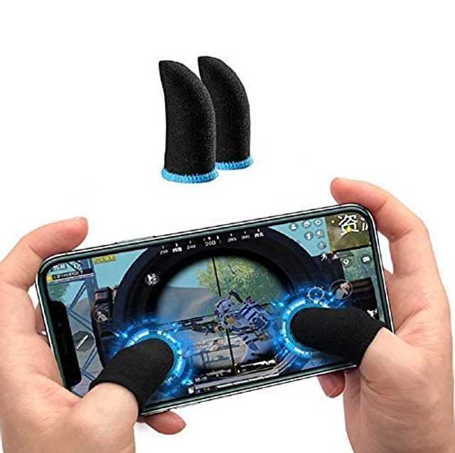 Pinak Cotton Game Finger Sleeve (Set Of 10, Black) (PS-28)