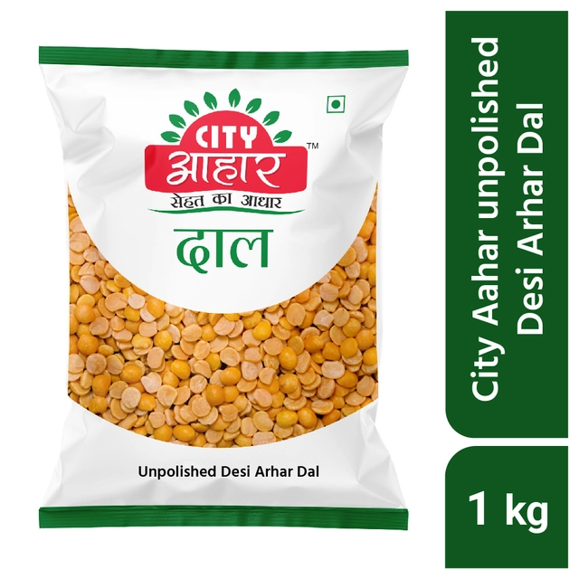 सिटी आहार अनपॉलिशड देसी अरहर दाल 1 Kg