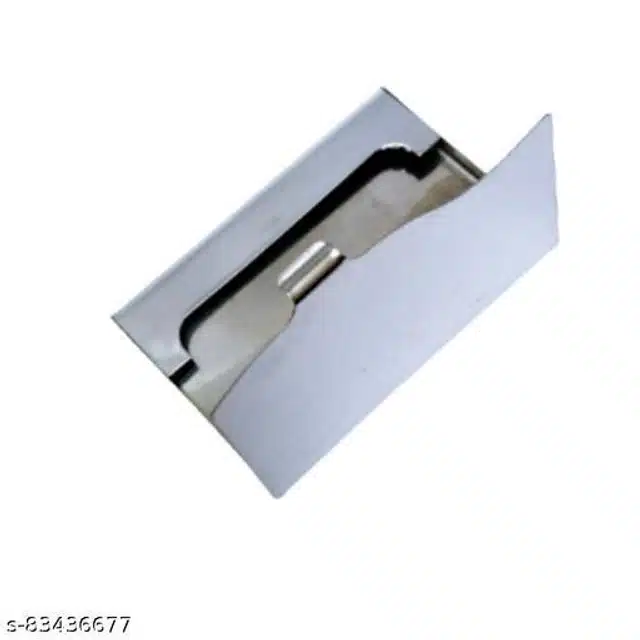 Unisex Business Card Holder (Silver)