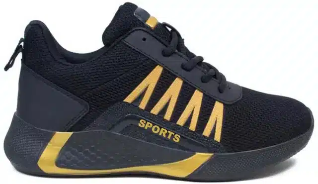 Sports Shoes for Boys (Black, 12)