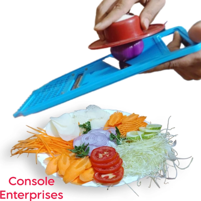 Plastic Vegetable Slicer (Multicolor)