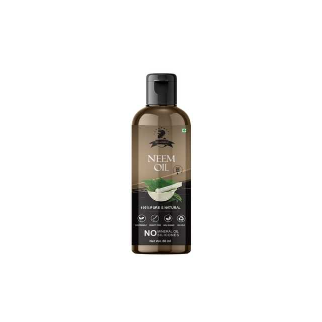 Beardox 100% Pure & Natural Cold Pressed & Refined Neem Oil For Flawlessly Radiant Skin & Promotes Shiny Hair (50 ml) (G-2103)