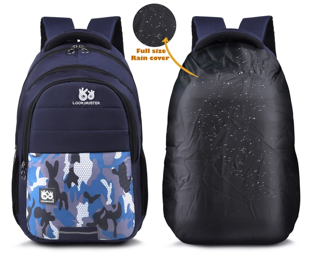 Polyester Backpack for Men & Women (Black)