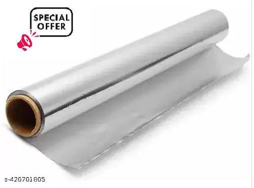 Aluminium Foil Paper (Silver, 25 m) (Pack of 2)