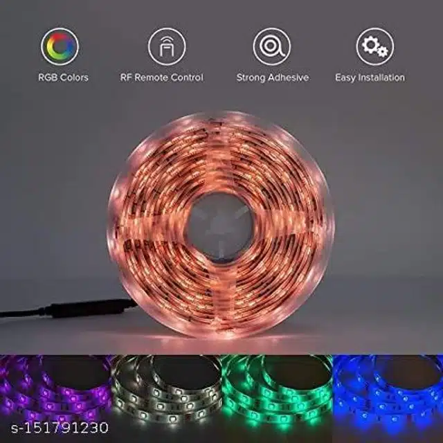 Remote Control LED Strip (Multicolor, 4 m)