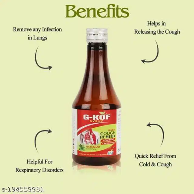 G-Kof Ayurvedic Cough Syrup (100 ml)