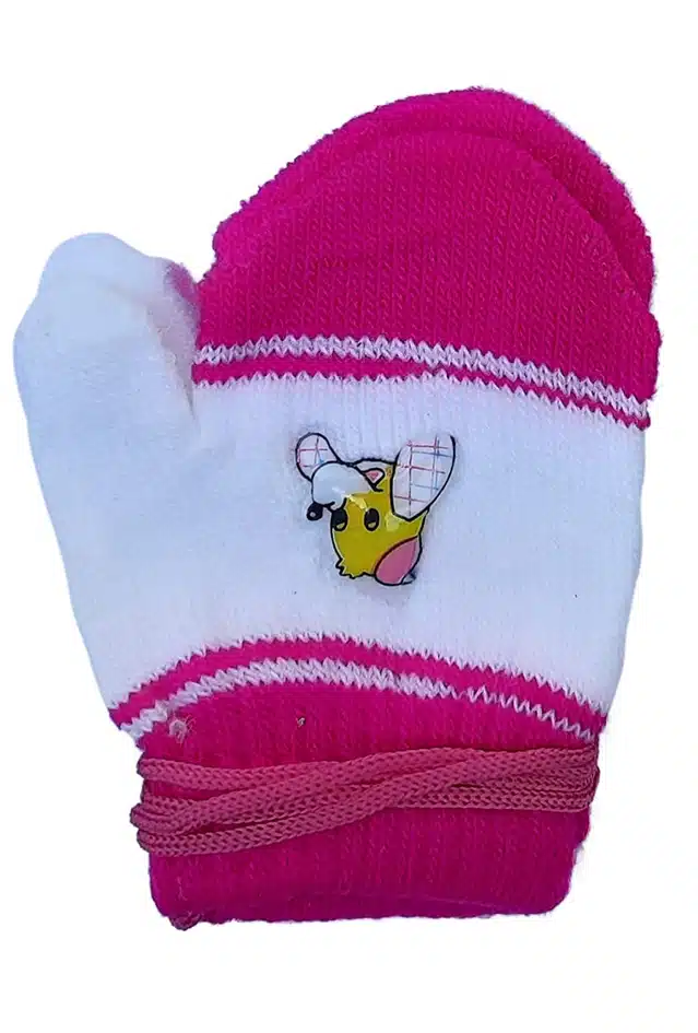 Knitted Hand Gloves for Kids (Multicolor, Pack of 12)