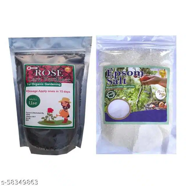 2 in 1 Rose Care Fertilizer with Epsom Salt (900 g, Set of 2)