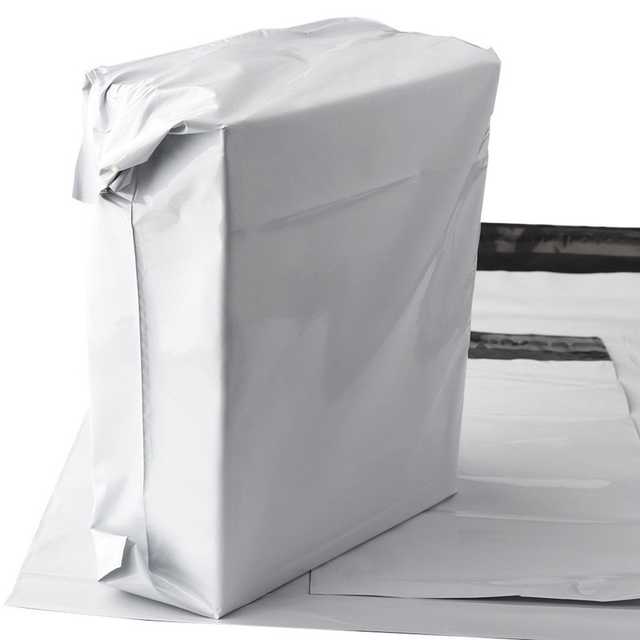 Pinak Plastic Pod Couriar Bag (6x8, White) (PS-182)