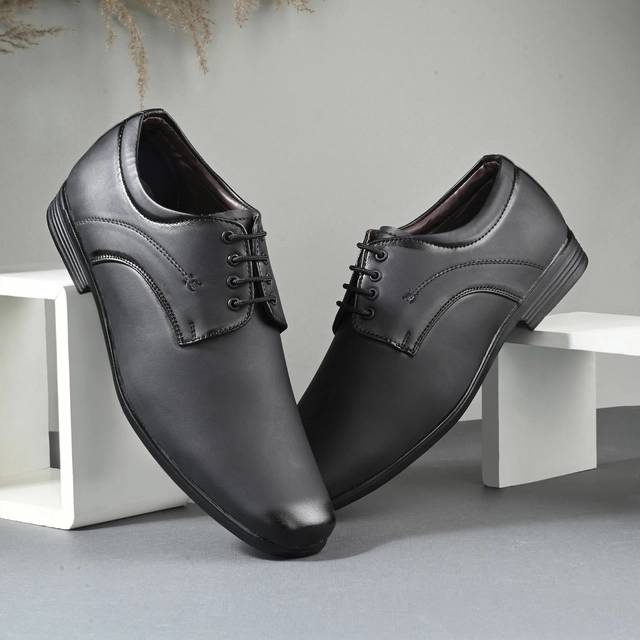 Formal Shoes for Men (Black, 6)