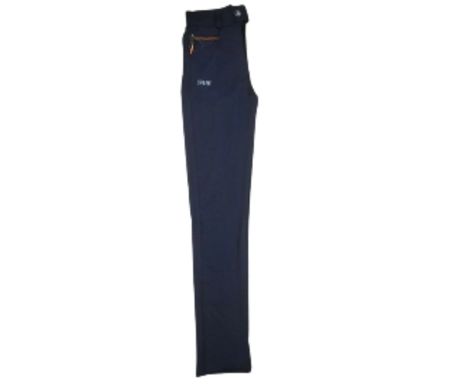 Linen Slim Fit Trackpants for Men (Blue, M)