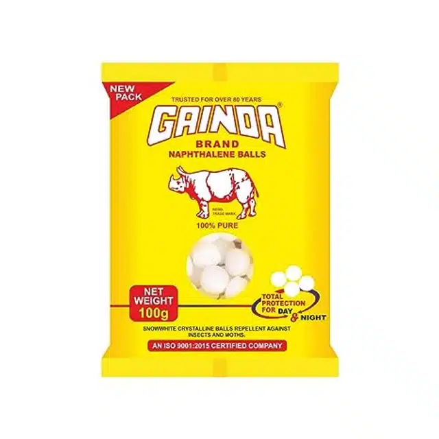 गैंदा ब्रांड नैप्थलीन बॉल्स (100 g)