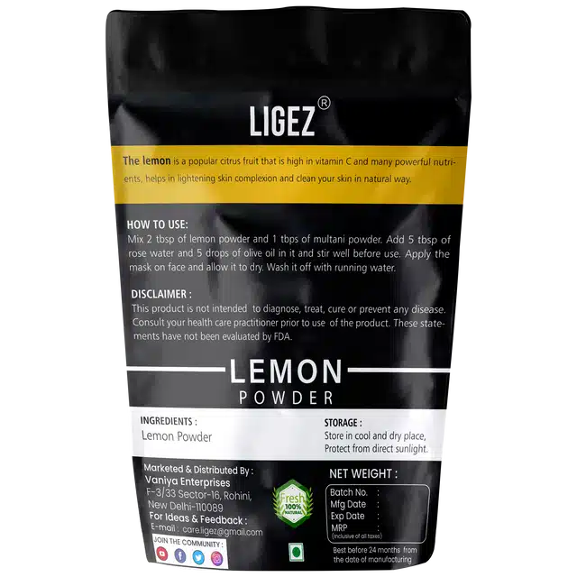 Ligez Lemon Peel  Powder (50 g)